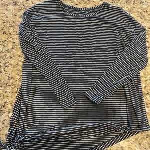 Lululemon Striped Long Sleeve Shirt